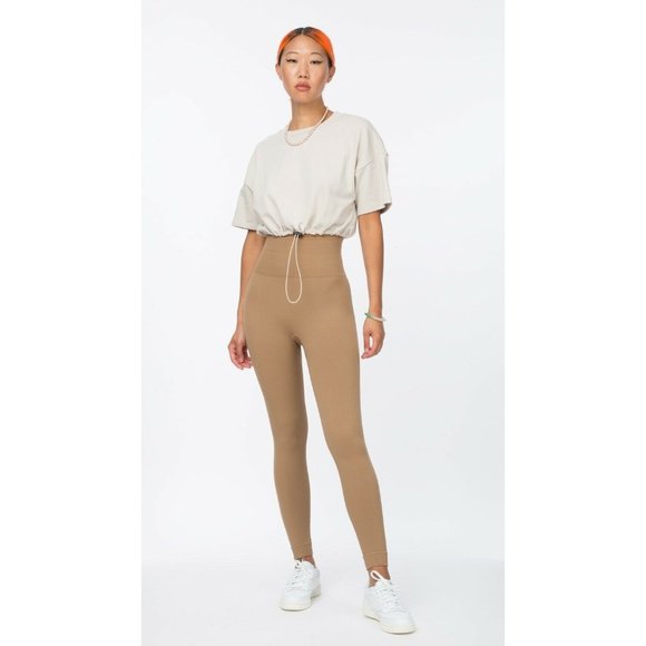 WeWoreWhat Seamless Leggings Tiger Eye Beige Brown - Picture 2 of 8